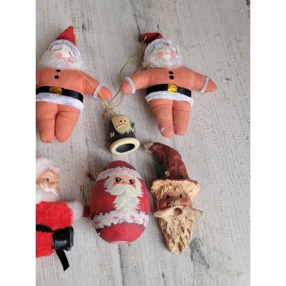 Vintage Santa clause ornament figure variety set xmas - Picture 8 of 13